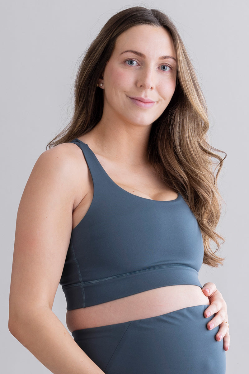 Maternity Leggings Cotton Touch Teal