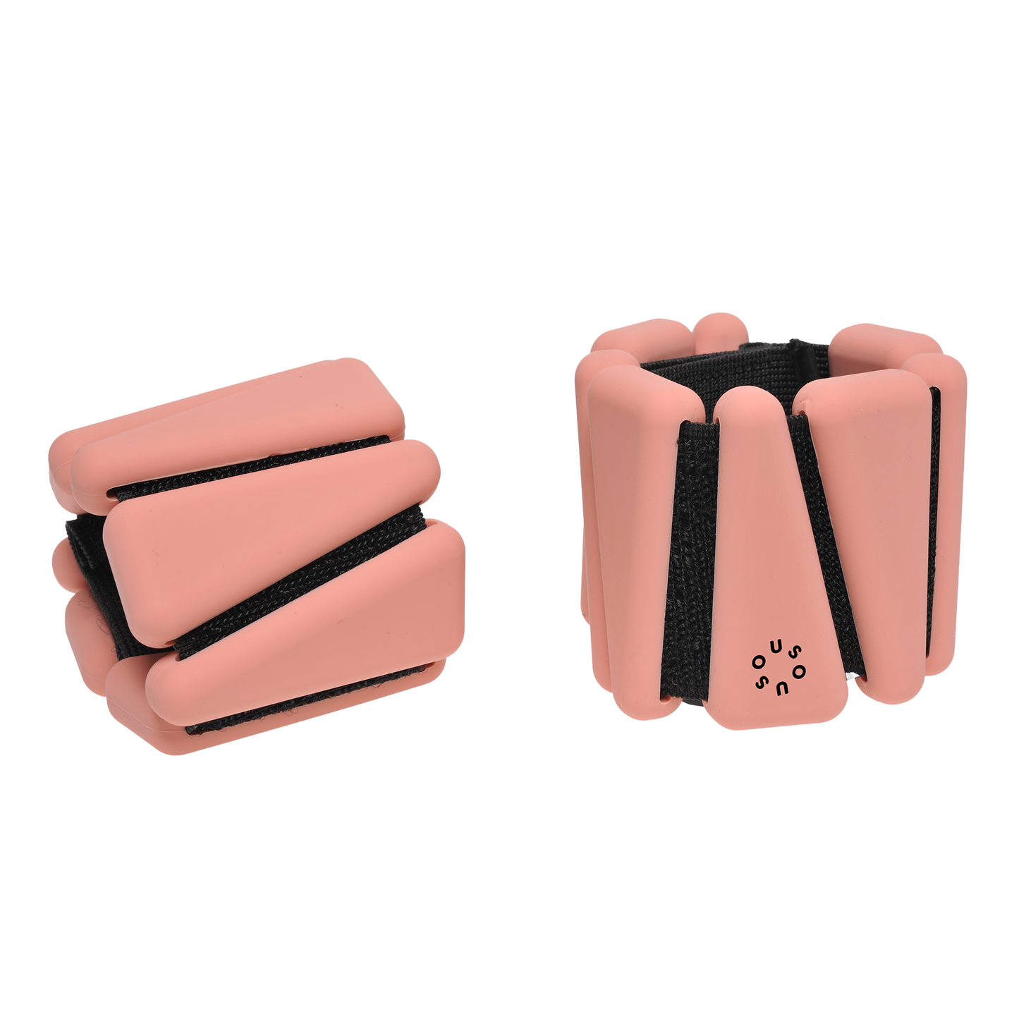 SouSou verstellbare Fitness Gewichte für Fuß- und Handgelenke im Set (2 x 0,5kg) - blush