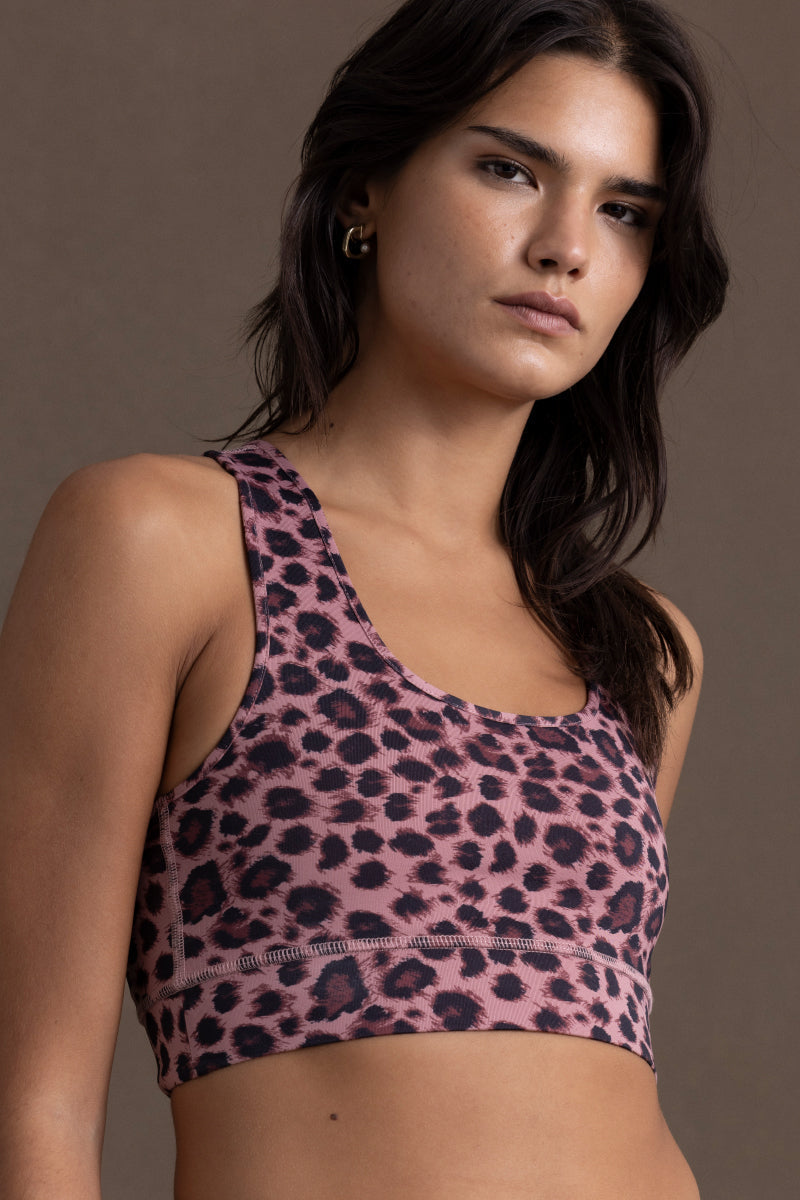 Racerback Bra Leo Rose