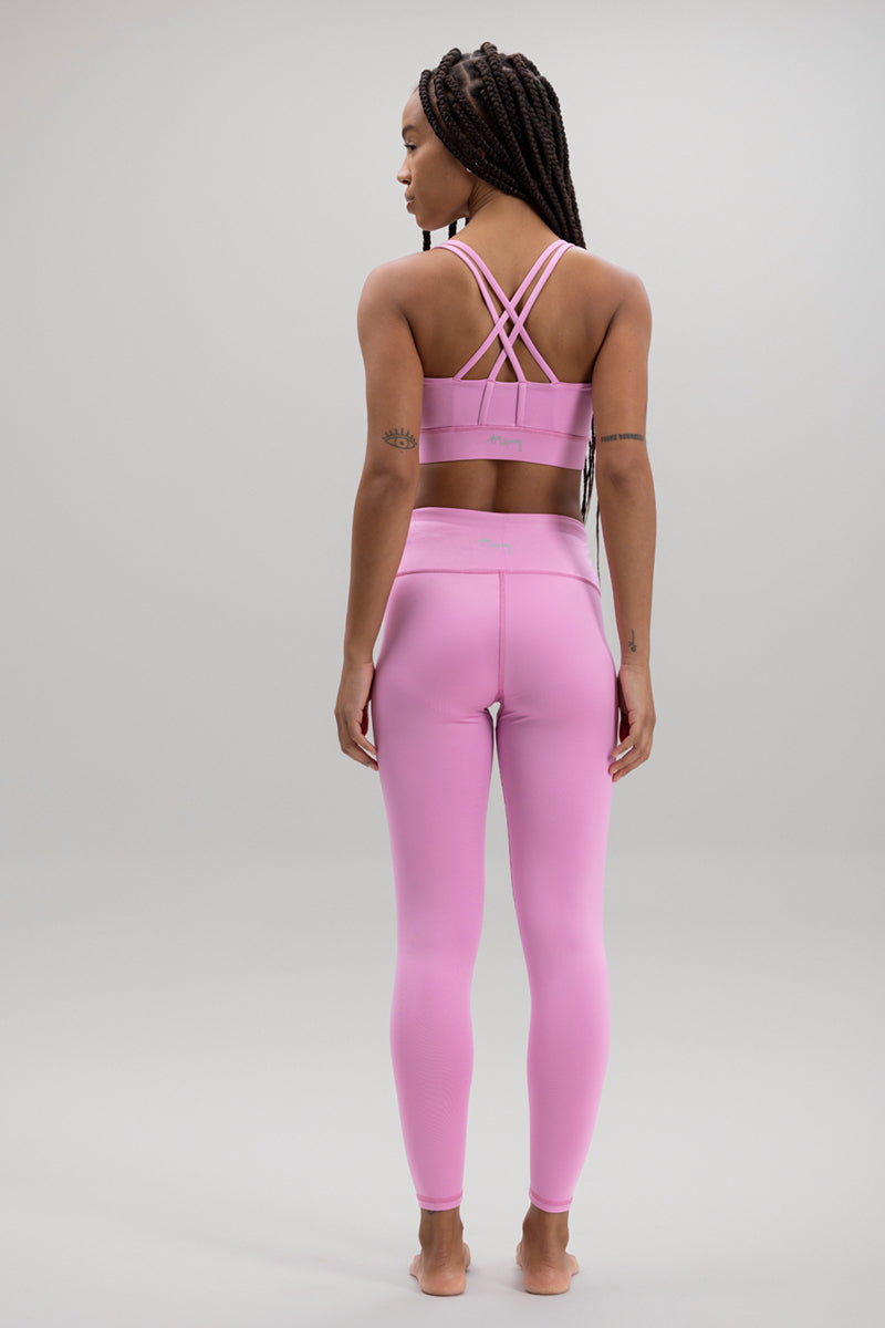 Criss-Cross Bra Rosewood