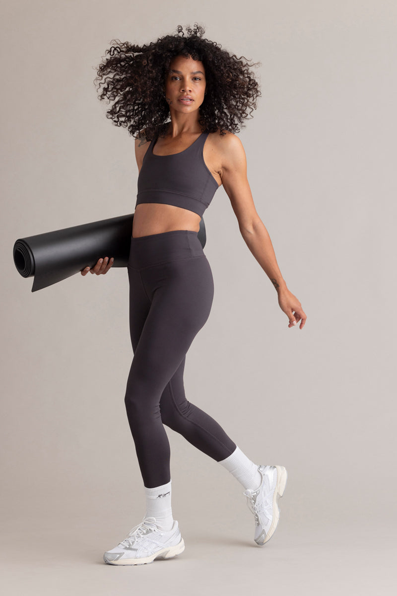 Criss-Cross Bra Grey