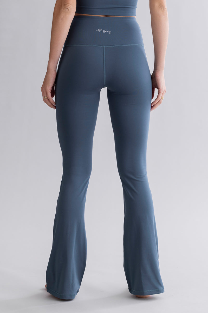 Leggings Flared Cotton Touch Teal