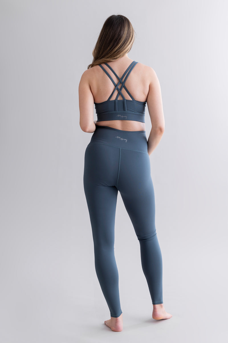 Maternity Leggings Cotton Touch Teal