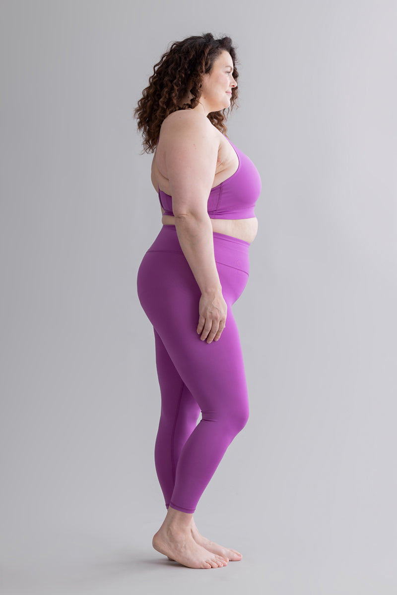 Criss-Cross Bra Striking Purple
