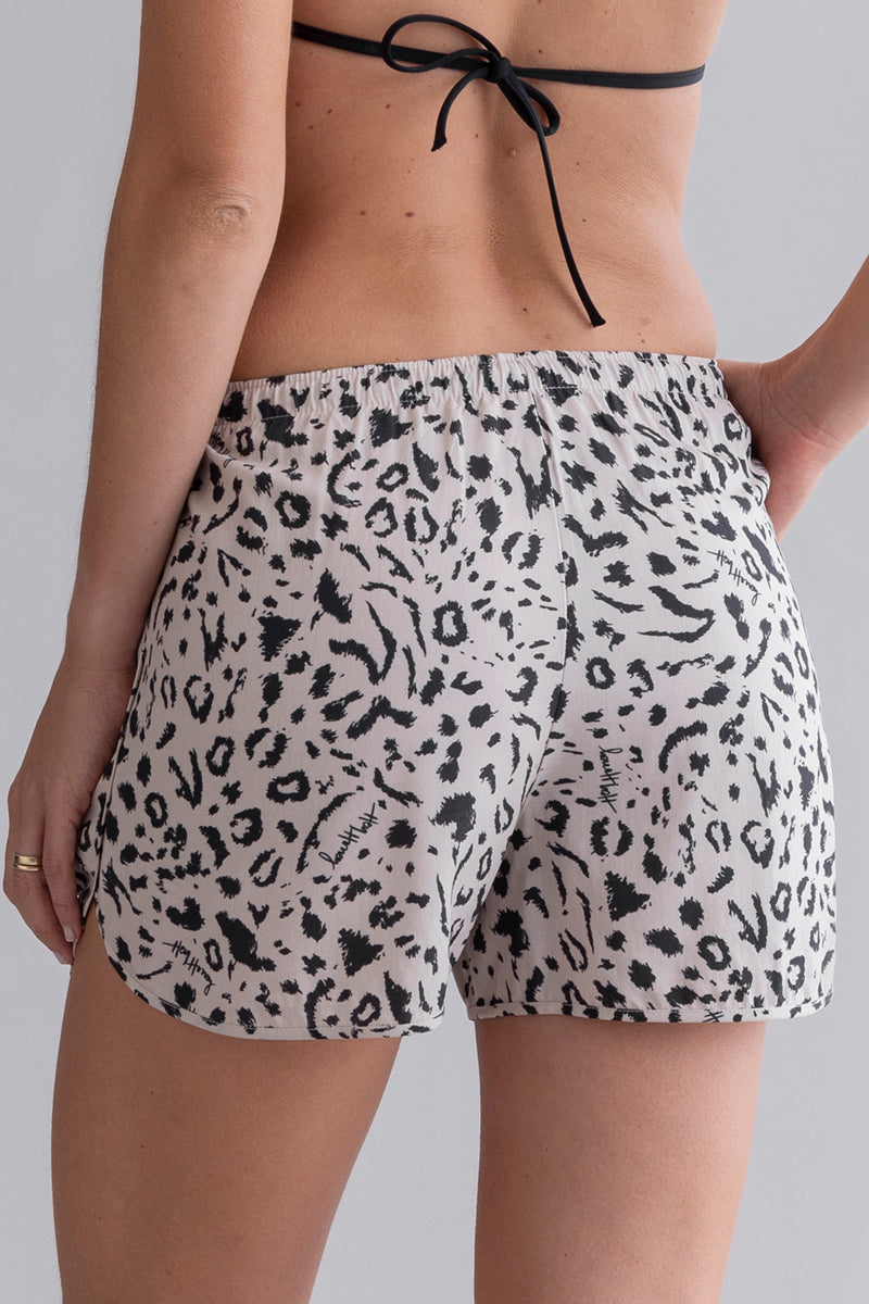 Summer Shorts Mono Leo Oatmeal