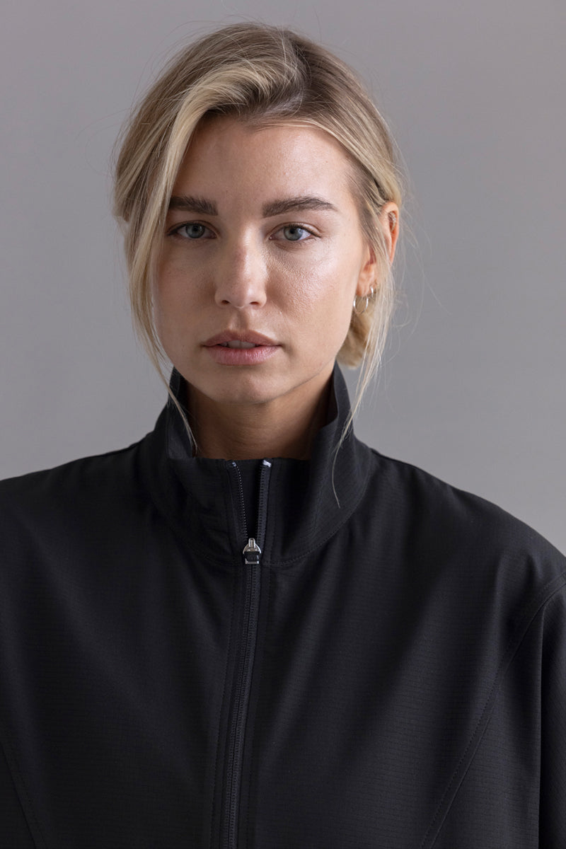 Ribstop Pull Over Jacket Black