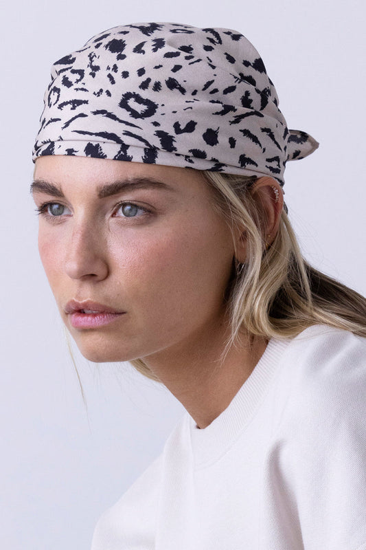 Bandana Mono Leo Oatmeal