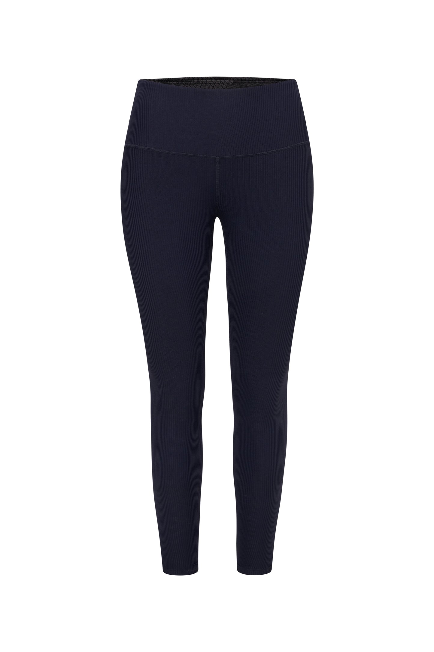 Leggings Cropped Ribbed Baritone Blue
