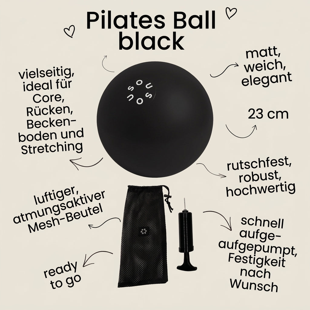 Pilatesball in black