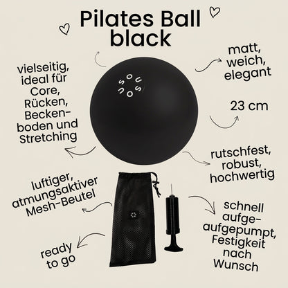Pilatesball in black