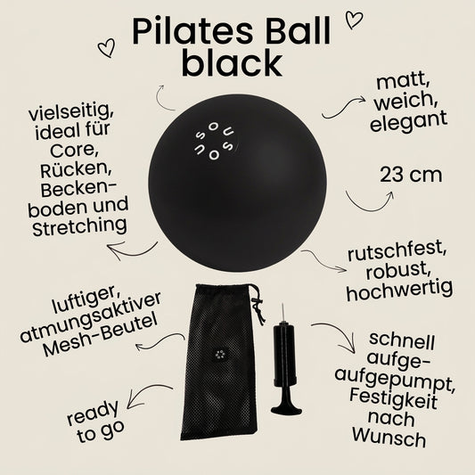 Pilatesball in black
