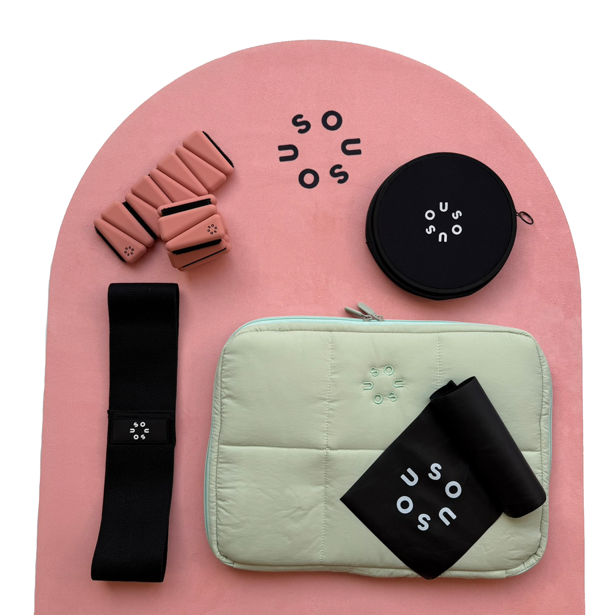 Travel Set All in one in blush und mint