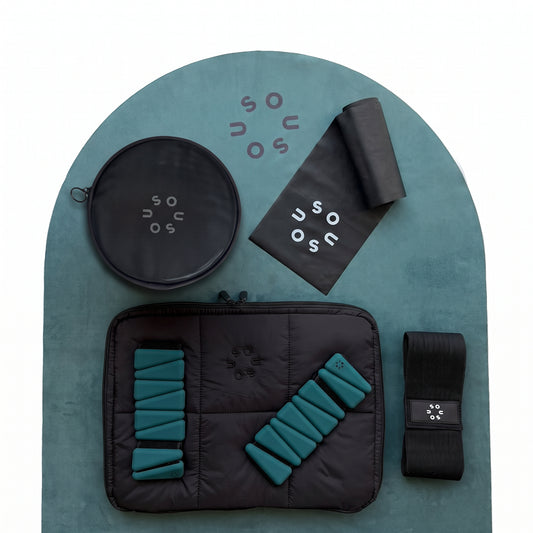 Travel Set All in one in petrol und black